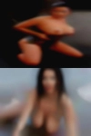 Naked woman dancing