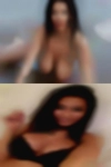 Nude woman play self